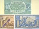 Kleingeld 1914-1922 3 Scheine kpl. Notgeld der Stadt Bonn , Set mit 3 Scheinen in kfr. 0825.15.15 bis 17 -