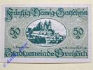 Kleingeld 1914-1922 50 Pf. Notgeld Breisach , Baden , Einzelschein über 50 Pfennig , Tieste 0885.25 , von 1919 , Verkehrsausgabe -