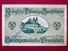 Kleingeld 1914-1922 50 Pf. Notgeld Stadt Breisach 0885.05.45 , 50 Pfennig Schein in kfr von 1920 -