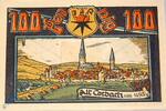 Notgeld DE 100 Pf. Nr.1 Notgeld Corbach , 100 Pfennig Schein Nr 1 , Mehl Grabowski 240.1 , von 1922 , Hessen Seriennotgeld -