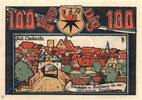 Serienscheine DE 100 Pf. Nr.4 Notgeld Corbach , 100 Pfennig Schein Nr 4 , Mehl Grabowski 240.1 , von 1922 , Hessen Seriennotgeld -