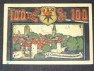 Serienscheine DE 100 Pf. Nr.6 Notgeld Corbach , 100 Pfennig Schein Nr 6 , Mehl Grabowski 240.1 , von 1922 , Hessen Seriennotgeld -