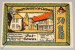 Serienscheine DE 50 Pf. Nr.1 Notgeld Corbach , 50 Pfennig Schein Nr 1 , Mehl Grabowski 240.1 , von 1922 , Hessen Seriennotgeld -