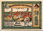 Serienscheine DE 50 Pf. Nr.2 Notgeld Corbach , 50 Pfennig Schein Nr 2 , Mehl Grabowski 240.1 , von 1922 , Hessen Seriennotgeld -