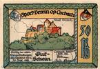 Serienscheine DE 50 Pf. Nr.3 Notgeld Corbach , 50 Pfennig Schein Nr 3 , Mehl Grabowski 240.1 , von 1922 , Hessen Seriennotgeld -