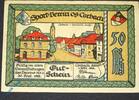Serienscheine DE 50 Pf. Nr.6 Notgeld Corbach , 50 Pfennig Schein Nr 6 , Mehl Grabowski 240.1 , von 1922 , Hessen Seriennotgeld -