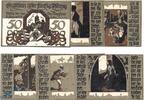 Serienscheine DE 6 Scheine kpl. Notgeld Delitzsch , Schwedenüberfall , Set mit 6 Scheinen in kfr. Mehl Grabowski 262.2 , von 1921 , Sachsen Seriennotgeld -