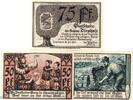 Serienscheine DE 3 Scheine kpl. Notgeld Diepholz , Set mit 3 Scheinen in kfr. Mehl Grabowski 272.1 , von 1921 , Niedersachsen Seriennotgeld -