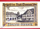 Serienscheine DE 50 Pf. -ver.Kreise- Domnau , Notgeld 50 Pfennig --verschl. Kreise-- in kfr. M-G 280.2 , OPR von 1921 -