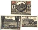 Notgeld DE 3 Scheine kpl. Notgeld Dornburg , Set mit 3 Scheinen , Mehl Grabowski 281.1 , von 1921 , Thüringen Serien Notgeld -