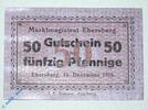Kleingeld 1914-1922 DE 50 Pf. Notgeld Ebersberg , 50 Pfennig Schein , Tieste 1560.05.03 , von 1916 , Bayern Verkehrsausgabe -