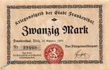 Großnotgeld Deutschland 20 Mark Schein Notgeld Frankenthal , 20 Mark Schein in kfr. Geiger 149.03 , 10.10.1918 , Pfalz Großnotgeld -