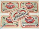 Notgeld DE 5 x 30 Pf. Notgeld Friedrichroda , Set mit 5 x 30 Pfennig , Mehl Grabowski 393.1 a , Thüringen Seriennotgeld -