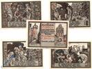 Notgeld DE 5 Scheine kpl. -WZ- Gransee , Notgeld Set mit 5 Scheinen -WZ- in kfr. 465.2.a M/G 465.2.a , BBG o.D. -