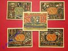 Notgeld DE 5 x 50 Pf. Notgeld Großbreitenbach , Thüringen , vollständiger Satz mit 5 Scheinen , Seriennotgeld , 478.2 , o.D. -