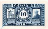 Notgeld De 10 Pf. Hamburg , Notgeld 10 Pfennig -H.Käse- in kfr. M/G 536.1 b , Hamburg o.D. -
