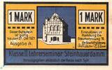 Notgeld De 1 Mk. Notgeld Hamburg , Lehrerseminar , 1 Mark Schein , Mehl Grabowski 543.1 , Hamburg Serien Notgeld -