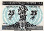 Notgeld De 25 Pf. Herne , Notgeld 25 Pfennig -dies Papier- in kfr. M/G 602.3 , Westfalen 1921 -
