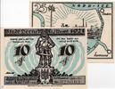 Seriennotgeld Deutschland 2 x Notgeld Herne kompl. Notgeld Herne , Set mit 2 Scheinen , solang dies Papier , Mehl Grabowski 602.3 , von 1921 , Westfalen Seriennotgeld -