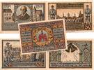 Serienscheine DE 5 Scheine kpl. Notgeld Kreuzburg , Set mit 5 Scheinen kfr. Mehl Grabowski 744.2 , von 1921 , Oberschlesien Seriennotgeld -