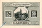 Notgeld DE 50 Pf. Nr.3 Notgeld Lübeck , 50 Pfennig Schein 3 , braun olivgrau , Mehl Grabowski 826.4 , von 1921 , Schleswig Holstein Seriennotgeld -