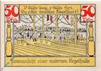 Notgeld DE 50 Pf. Nr.5 Notgeld Lübeck , Keglerheim , 50 Pfennig Schein Nr 5 , Mehl Grabowski 833.1 , von 1921 , Schleswig Holstein Seriennotgeld -