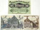 Notgeld De 3 Scheine kpl. Notgeld Lüneburg , Set mit 3 Scheinen , Tieste 4285.20.05 bis 07 , Niedersachsen Verkehrsausgabe -