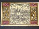 Seriennotgeld Deutschland 50 Pfennig Nr 3 Notgeld Lüneburg , violett , 50 Pfennig Schein Nr 3 , Mehl Grabowski 840.2 , von 1921 , Niedersachsen Seriennotgeld -