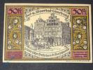 Seriennotgeld Deutschland 50 Pfennig Nr 4 Notgeld Lüneburg , violett , 50 Pfennig Schein Nr 4 , Mehl Grabowski 840.2 , von 1921 , Niedersachsen Seriennotgeld -