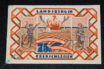 Notgeld DE 75 Pf. Nr.3 Notgeld Landsberg , 75 Pfennig Schein Nr 3 , Mai , Mehl Grabowski 763.2 a , von 1921 , Schlesien Serien Notgeld -