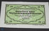 Seriennotgeld Deutschland Notgeld Langenaltheim 25 Pf. Notgeld Langenaltheim , 25 Pfennig Schein , Mehl Grabowski 766.3 a , von 1917 , Bayern Seriennotgeld -