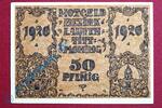 Kleingeld 1914-1922 50 Pf. Notgeld Laufen , Schein über 50 Pfennig , Tieste 3925.30 , von 1920 , Bayern Verkehrsausgabe -