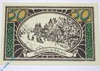 Serienscheine DE 50 Pf. Nr.11 Notgeld Lautenthal , 50 Pfennig Schein Nr 11 , Rodelbahn , Mehl Grabowski 778.2 , von 1921 , Niedersachsen Serien Notgeld -