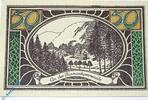 Serienscheine DE 50 Pf. Nr.7 Notgeld Lautenthal , 50 Pfennig Schein Nr 7 , Bismarckpromenade , Mehl Grabowski 778.2 , von 1921 , Niedersachsen Serien Notgeld -
