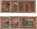 Notgeld DE 6 Scheine kpl. Notgeld Leer , Set mit 6 Scheinen , Mehl Grabowski 782.1 , von 1921 , Niedersachsen Seriennotgeld -