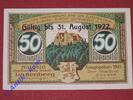 Serienscheine DE 50 Pf. -Überdruck- Notgeld Leutenberg , Thüringen , vollständiger Satz mit 1 Schein , Seriennotgeld , 796.2 , von 1921 -
