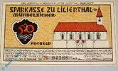 Seriennotgeld Deutschland Notgeld Lilienthal -B- 50 Pf. Notgeld Lilienthal , 50 Pfennig Schein Serie B , Mehl Grabowski 802.4 , von 1921 , Niedersachsen Seriennotgeld -