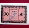 Serienscheine DE 30 Pf. Notgeld Lund - Schobüll , 30 Pfennig altrosa , Mehl Grabowski 844.1 B , Schleswig Holstein Seriennotgeld -