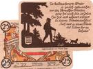 Notgeld DE 25 Pf. -Luft- Notgeld Gemeinde Nöschenrode 980.8 , 25 Pfennig gelb Nr.1 in kfr. von 1921 -