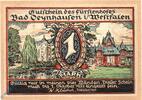 Seriennotgeld Deutschland Notgeld Oeynhausen 1 Mark Schein Notgeld Oeynhausen , W. Klütsch , 1 Mark Schein kfr. Mehl Grabowski 1009.2 , von 1922 , Westfalen Seriennotgeld -