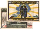 Seriennotgeld Deutschland 75 Pfennig Schein Notgeld Pößneck , 75 Pfennig Schein Nr 8 , kornblumenblau , Mehl Grabowski 1066.5 a , von 1921 , Thüringen Serien Notgeld -