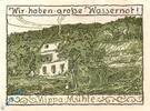 Notgeld 50 Pf. -B- Röhrigshöfe , Notgeld 50 Pfennig Schein -B- in kfr. M/G 1132.1 , Hessen um 1922 -
