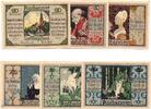 DE 6 Scheine Notgeld Optische Serie Rathenow , Set mit 6 Scheinen kfr , M/G 1099.1 -