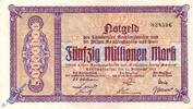 Inflation 1923 DE 50 Mio. Mk. Notgeld Recklinghausen , 50 Millionen Mark Schein , Keller 4460 g , 08.08.1923 , Westfalen Großnotgeld -