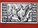 Seriennotgeld Deutschland 50 Pfennig Nr 4 Notgeld Rothenburg o.T. , Einzelschein über 50 Pfennig Schäfertanz Wasserliniert , Mehl Grabowski 1141.2 B , Seriennotgeld Bayer -