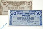 Notgeld DE 2 Scheine kpl. Notgeld Saulgau , Set mit 2 Scheinen , Tieste 6435.05.05 und 06 , von 1918 , Württemberg Verkehrsausgabe -
