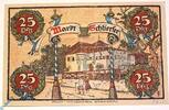 Notgeld DE 25 Pf. -rosa- Notgeld Schliersee , 25 Pfennig Schein rosa , Mehl Grabowski 1182.2 , von 1921 , Bayern Seriennotgeld -