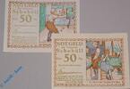 Notgeld De 2 Scheine kpl. Notgeld Schobüll , Satz mit 2 Scheinen , Wz 9,5 mm , Mehl Grabowski 1194.6 , Schleswig Holstein Seriennotgeld -