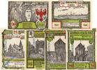 Notgeld DE 6 Scheine kpl. Soldin , Notgeld Set -grün- mit 6 Scheinen in kfr. M/G 1235.2 , Brandenburg 1921 -