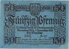 Kleingeld 1914-1922 DE 50 Pfennig -matt- Notgeld Sommerfeld , 50 Pfennig Schein matt , Tieste 6970.05.15 , von 1919 , Brandenburg Verkehrsausgabe -